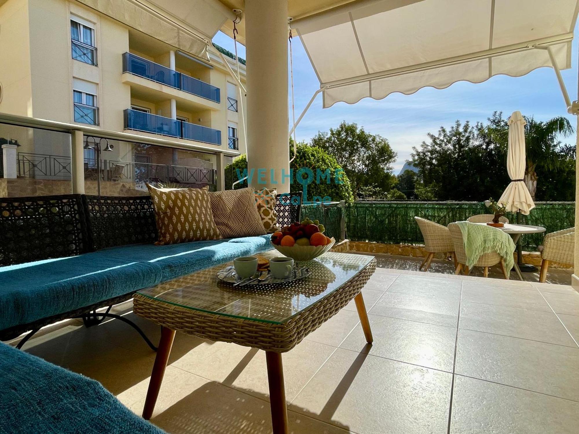 Manzana Bonito Y Comodo Apartamento Con Piscina カルプ エクステリア 写真