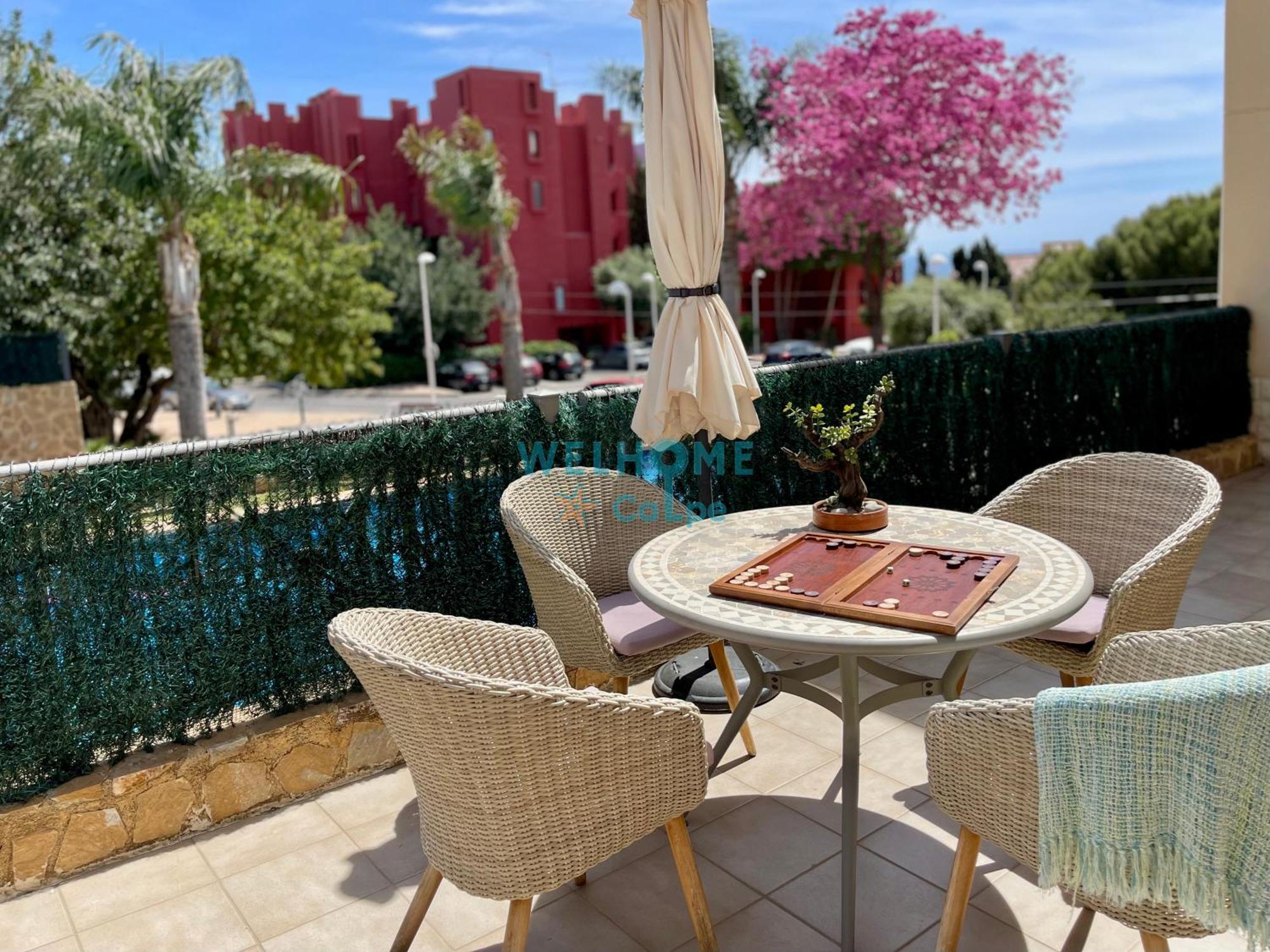 Manzana Bonito Y Comodo Apartamento Con Piscina カルプ エクステリア 写真