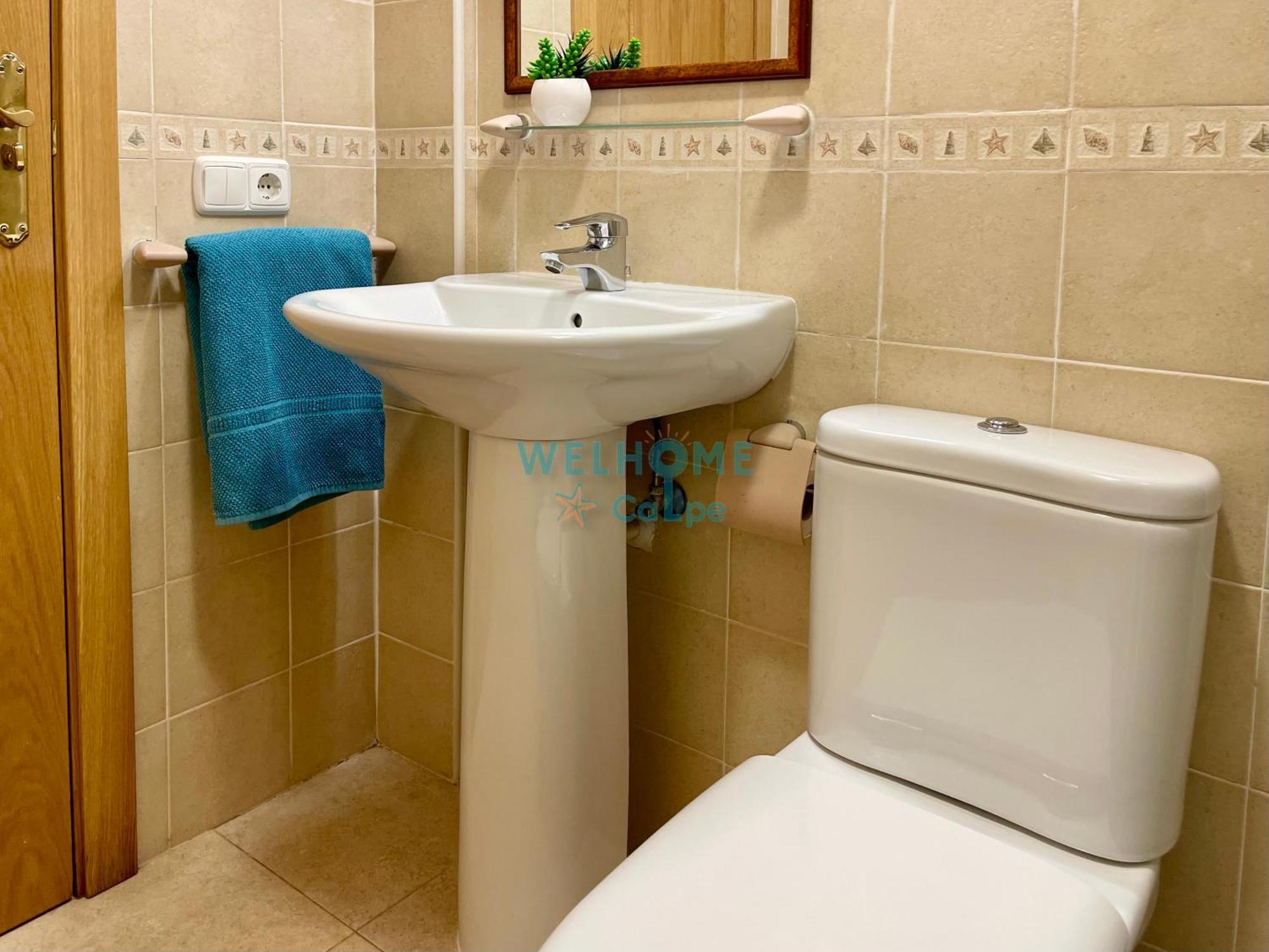 Manzana Bonito Y Comodo Apartamento Con Piscina カルプ エクステリア 写真