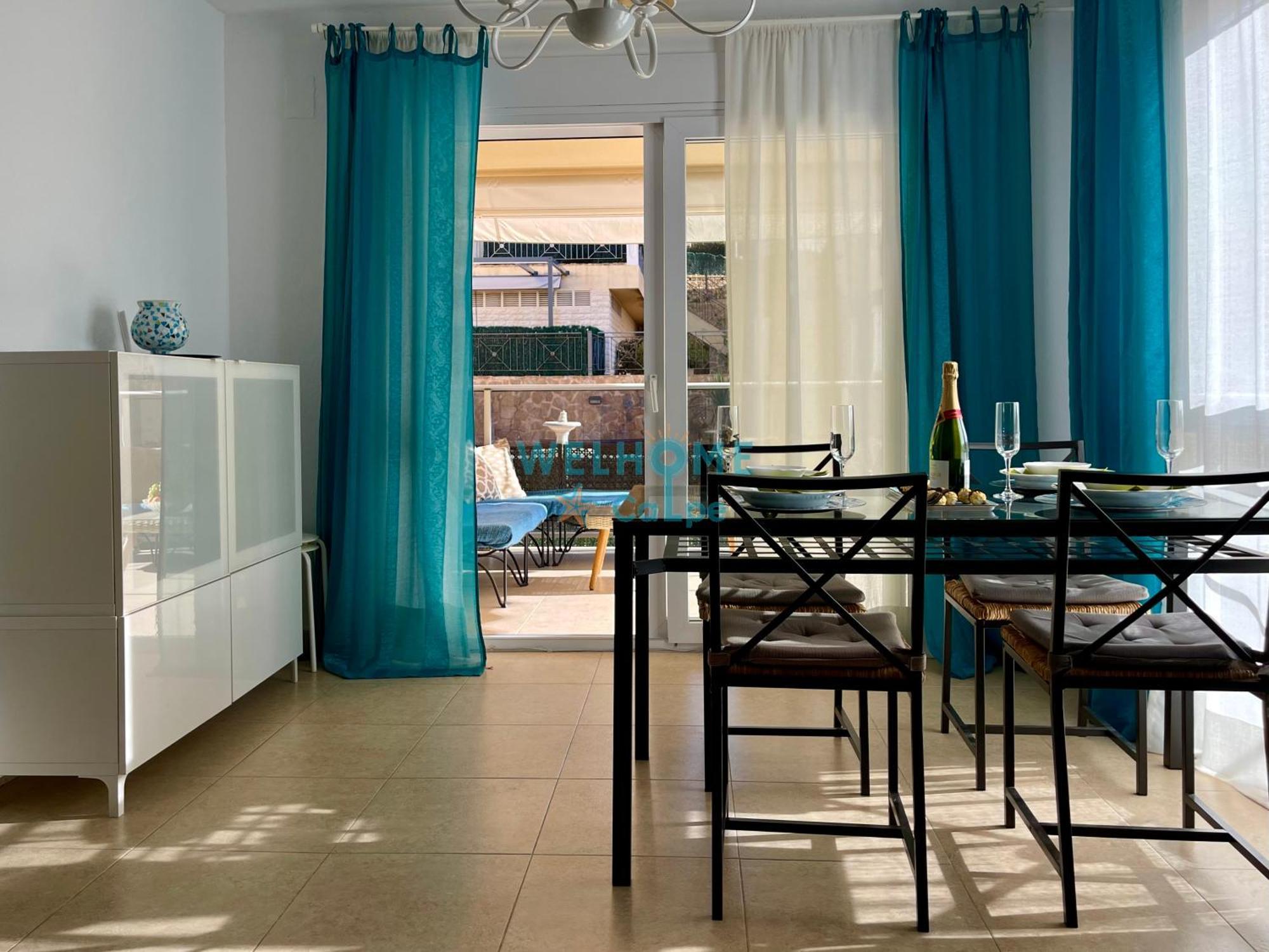 Manzana Bonito Y Comodo Apartamento Con Piscina カルプ エクステリア 写真