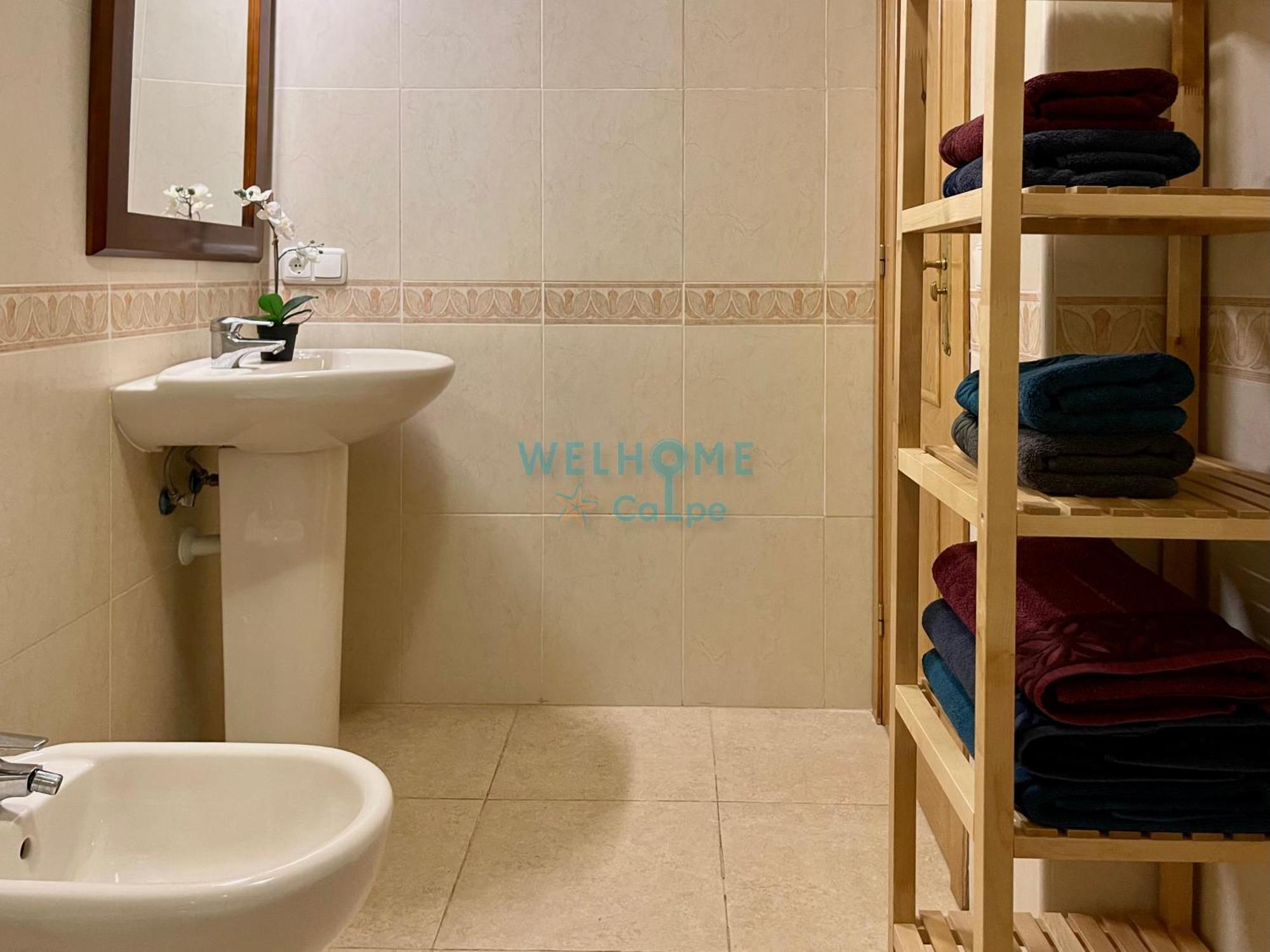 Manzana Bonito Y Comodo Apartamento Con Piscina カルプ エクステリア 写真