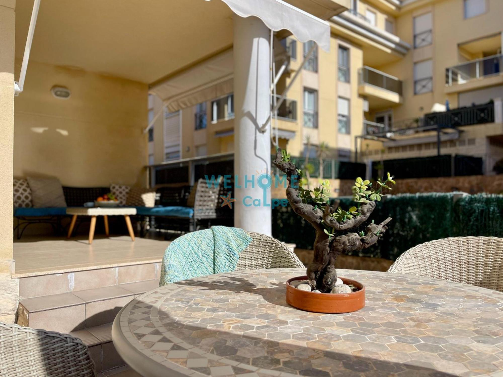 Manzana Bonito Y Comodo Apartamento Con Piscina カルプ エクステリア 写真