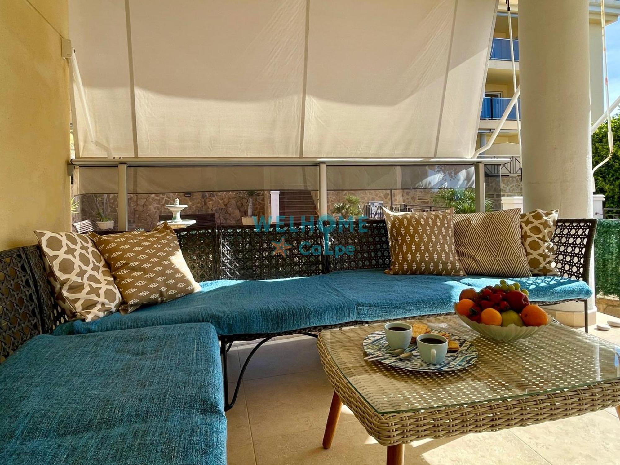 Manzana Bonito Y Comodo Apartamento Con Piscina カルプ エクステリア 写真